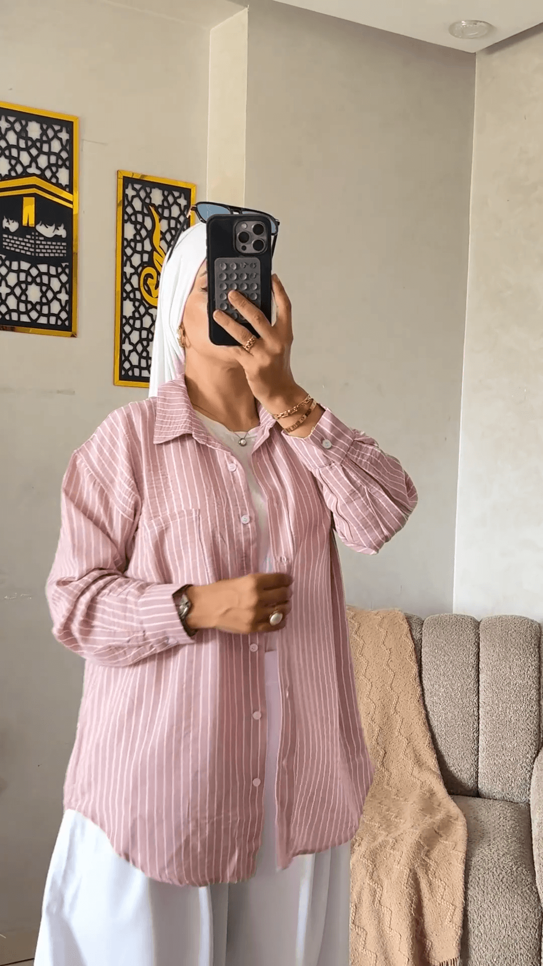Ensemble Noura — Chemise + Pantalon ---Chic & Confort