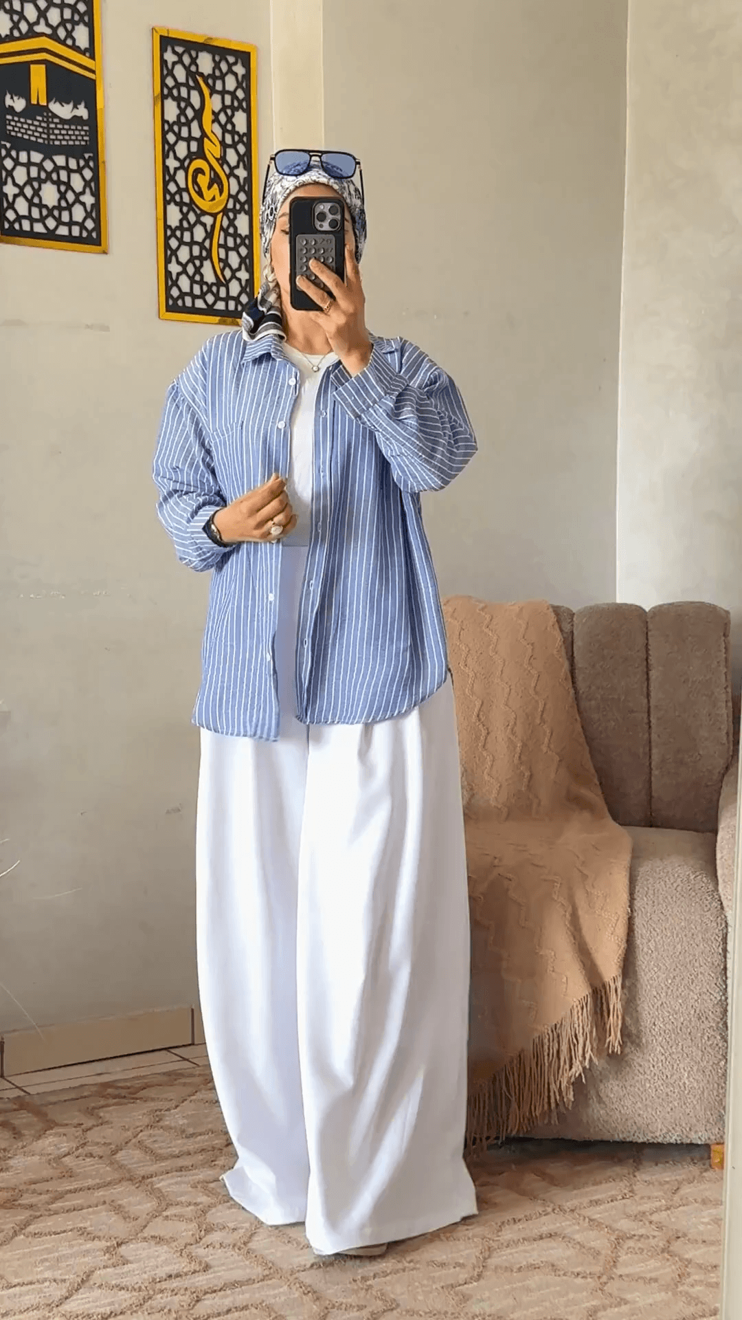 Ensemble Noura — Chemise + Pantalon ---Chic & Confort