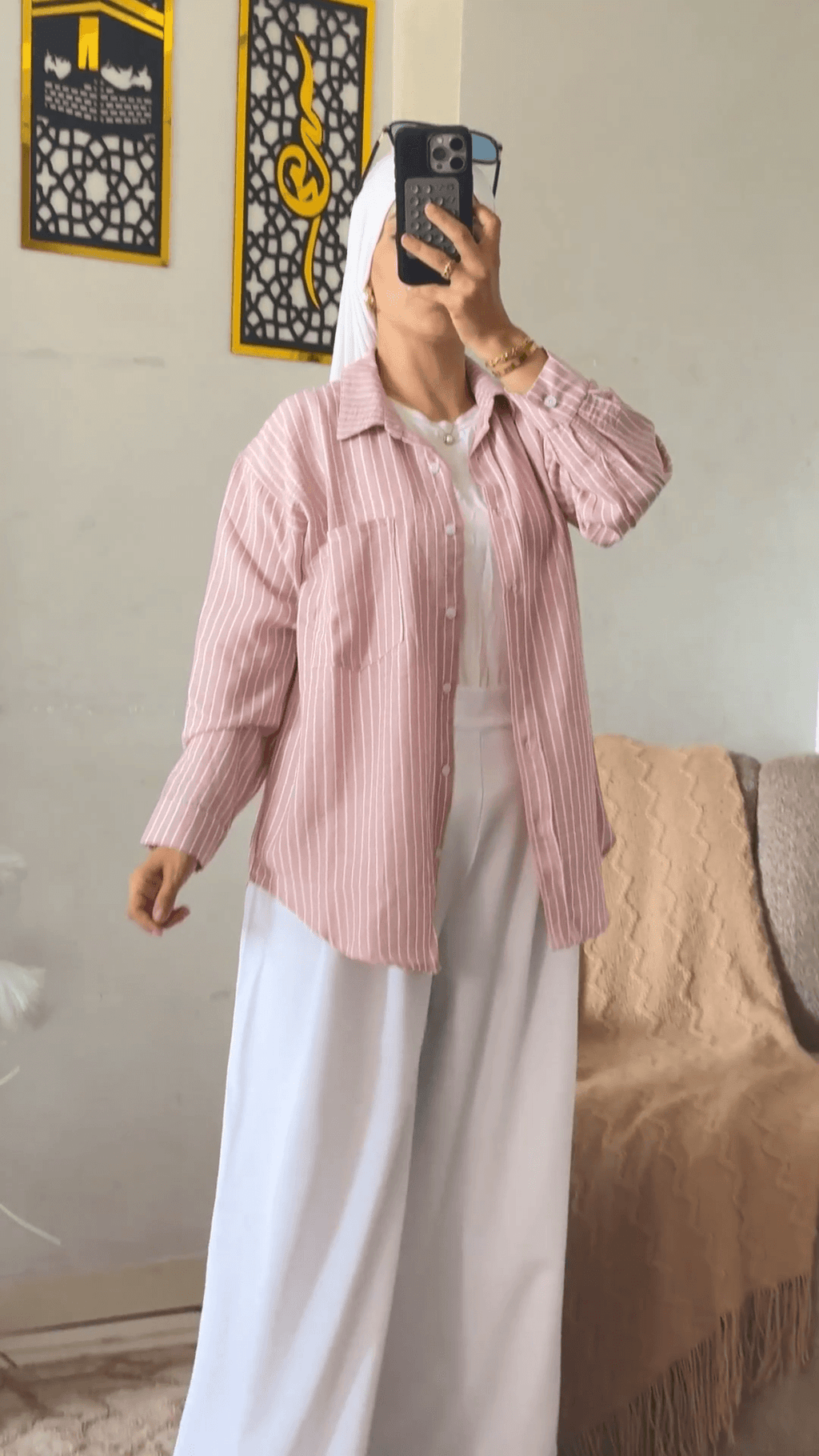 Ensemble Noura — Chemise + Pantalon ---Chic & Confort